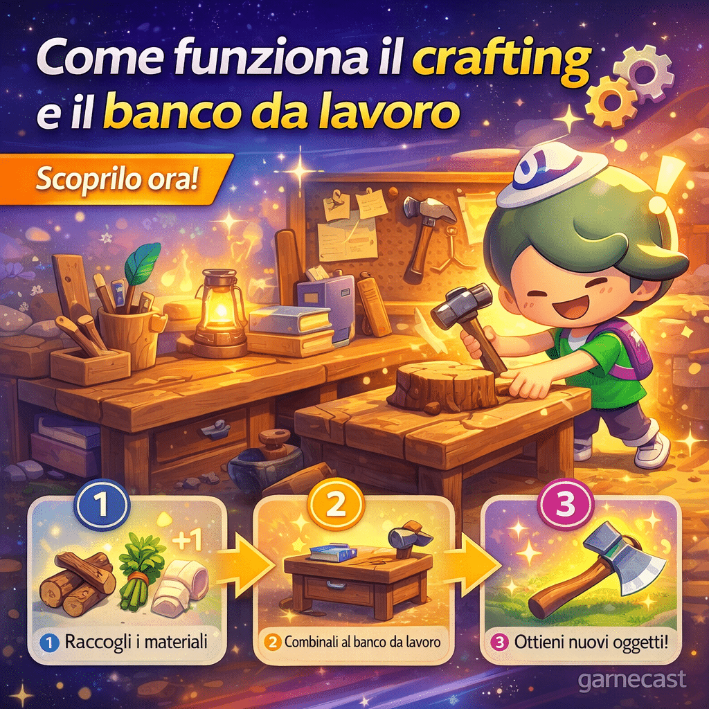 pokemon-pokopia-crafting-banco-da-lavoro come funziona il crafting e il banco da lavoro