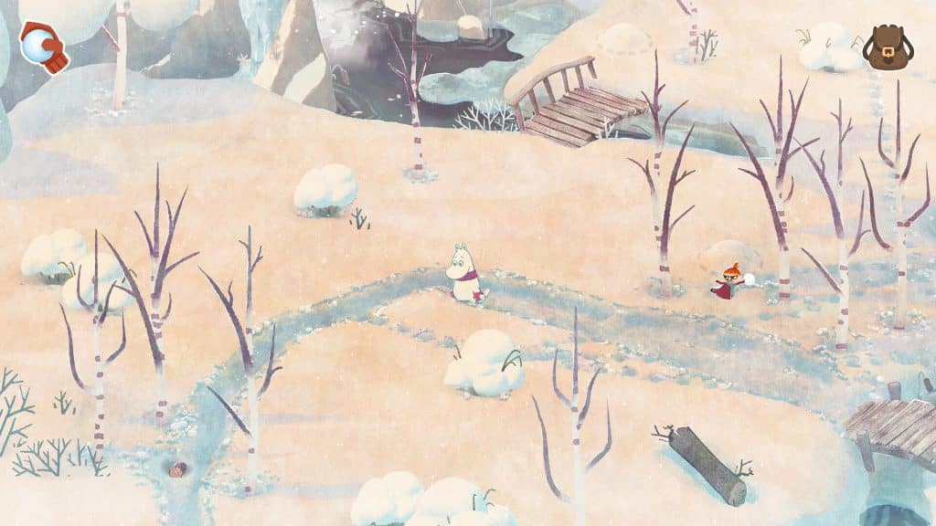 screenshot - moomintroll: winter's warmth