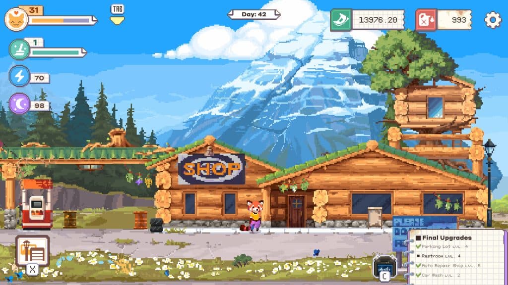 screenshot - the last gas station