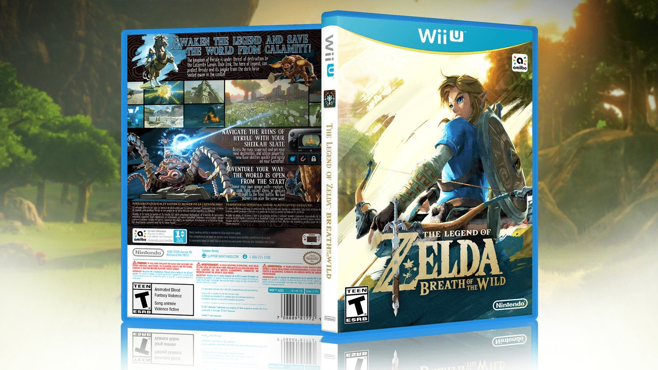 the legend of zelda breath of the wild, immagine illustrativa della serie