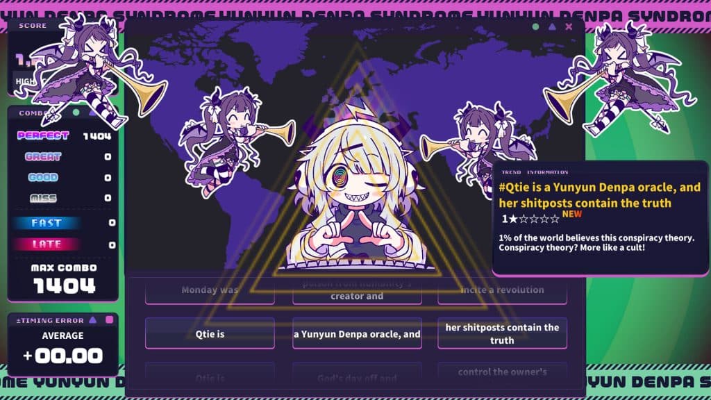 screenshot - yunyun syndrome!?: rhythm psychosis