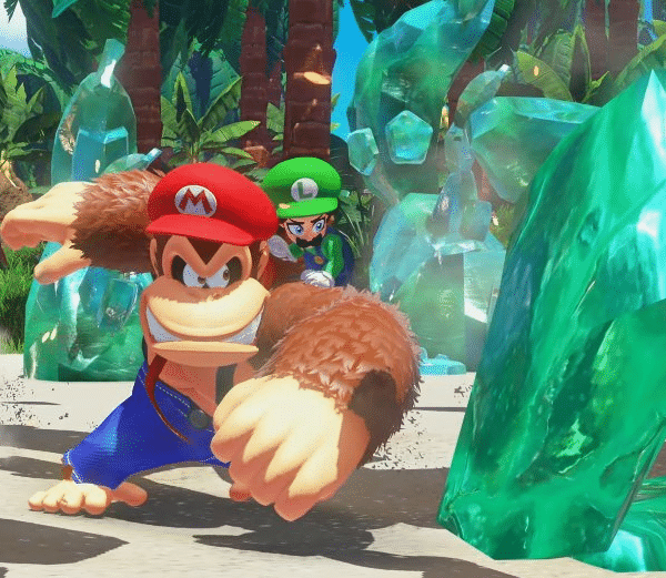 Donkey Kong Bananza DLC: evento Super Mario a tempo
