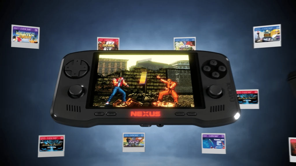 here's the evercade nexus in the flesh