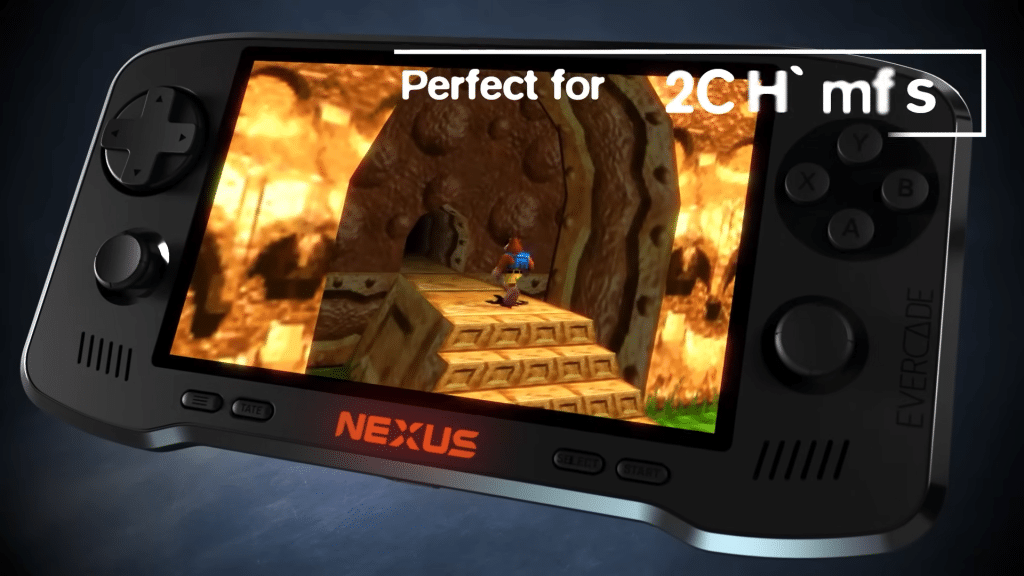 here's the evercade nexus in the flesh