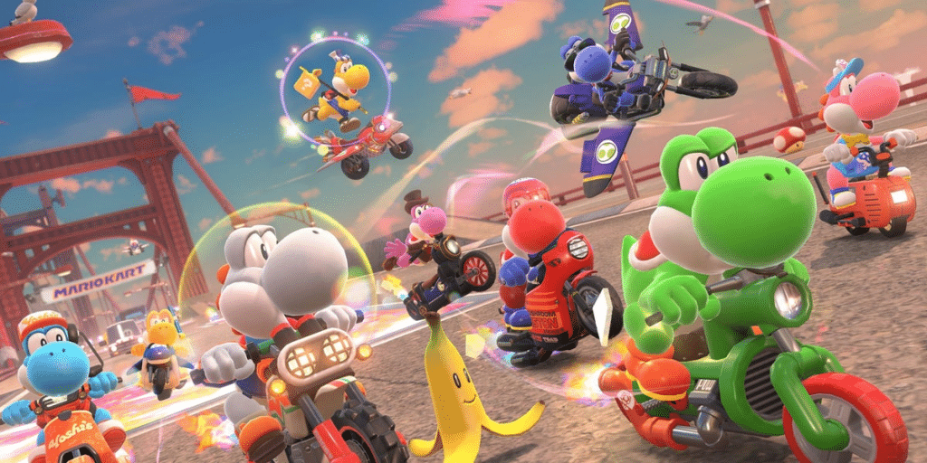 nintendo music now supports pc, tablets, and car screens as a whopping four hours of mario kart world bangers join the streaming service