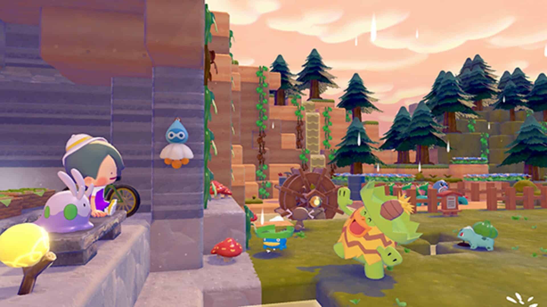 pokémon pokopia aggiornamento 1.1.1 su switch 2
