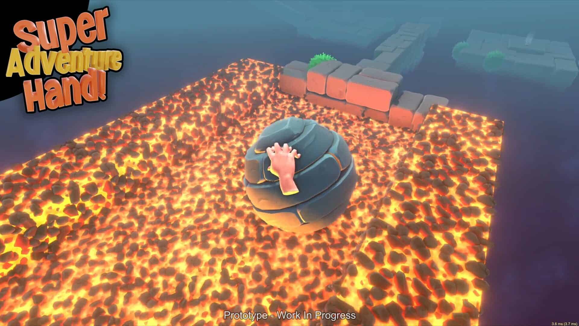 super adventure hand: platform fisico e trofei
