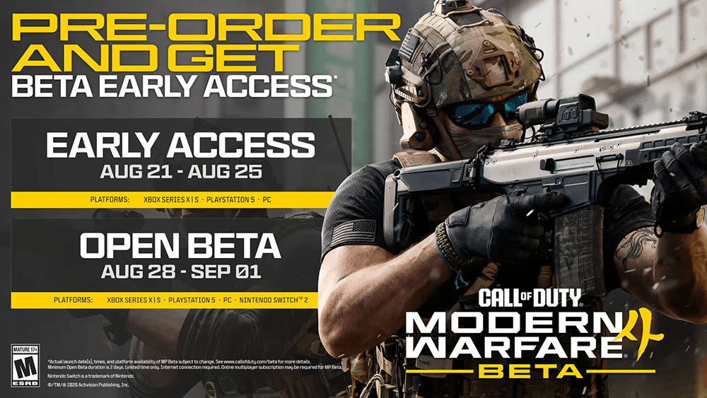 call of duty: modern warfare 4 (2026 · series x|s/switch 2/pc)