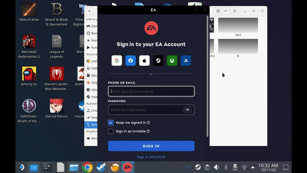 ea app non funziona su steam deck: come risolvere nel 2026