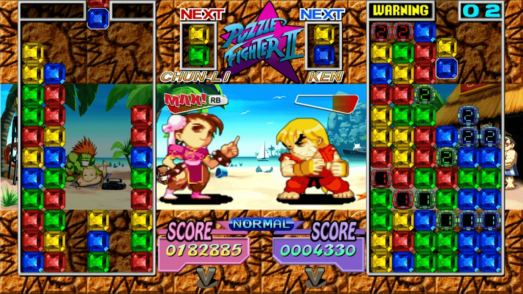 super puzzle fighter ii turbo (1996 · arcade/saturn/ps1)