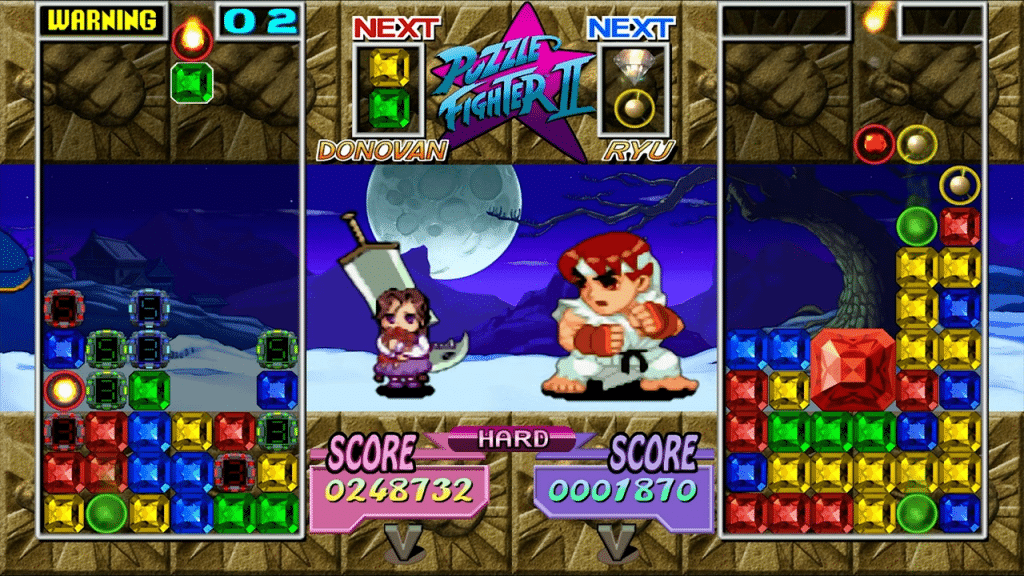 super puzzle fighter ii turbo (1996 · arcade/saturn/ps1)