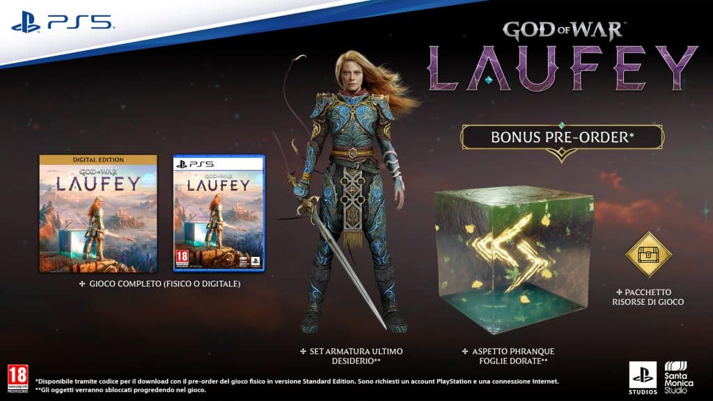 god of war laufey bonus preorder su ps5