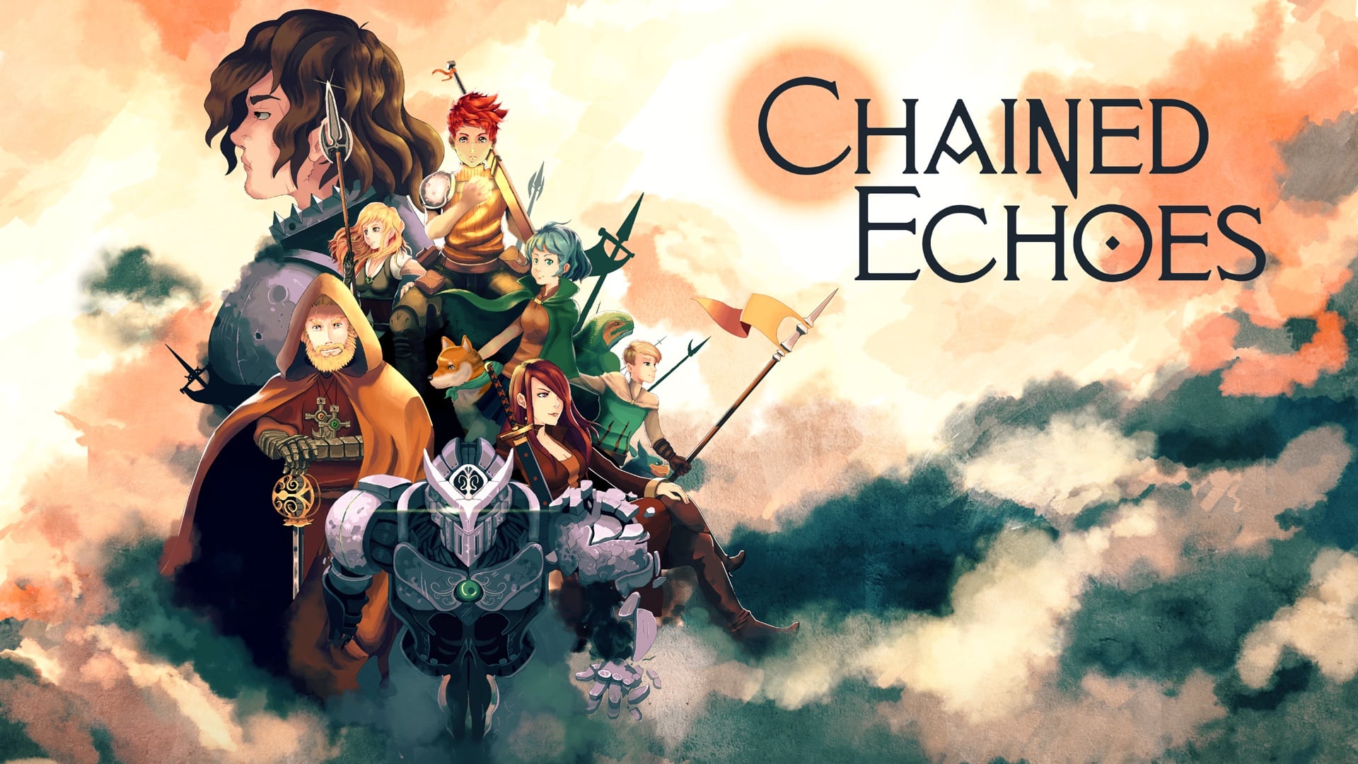 i protagonisti di chained echoes nell'artwork promozionale