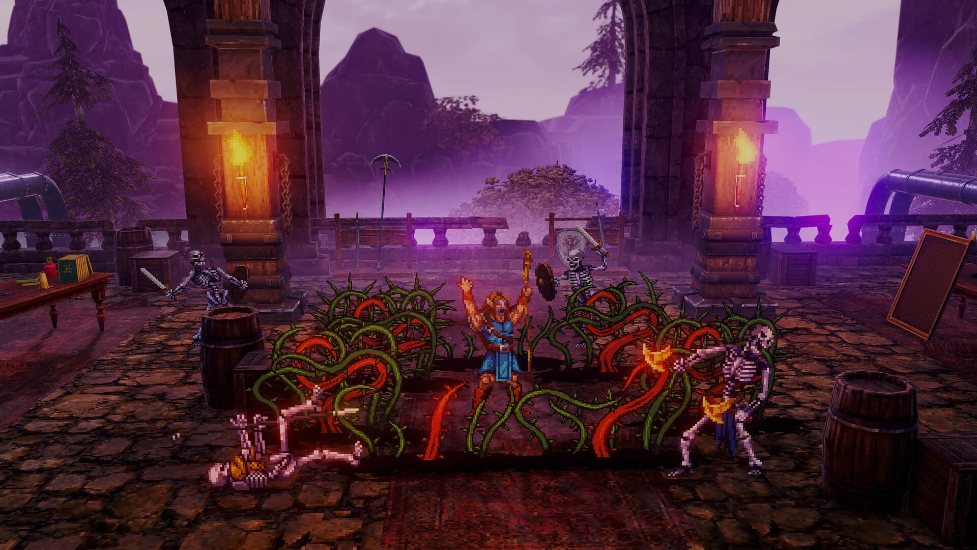 mad king redemption combattimento in split screen locale