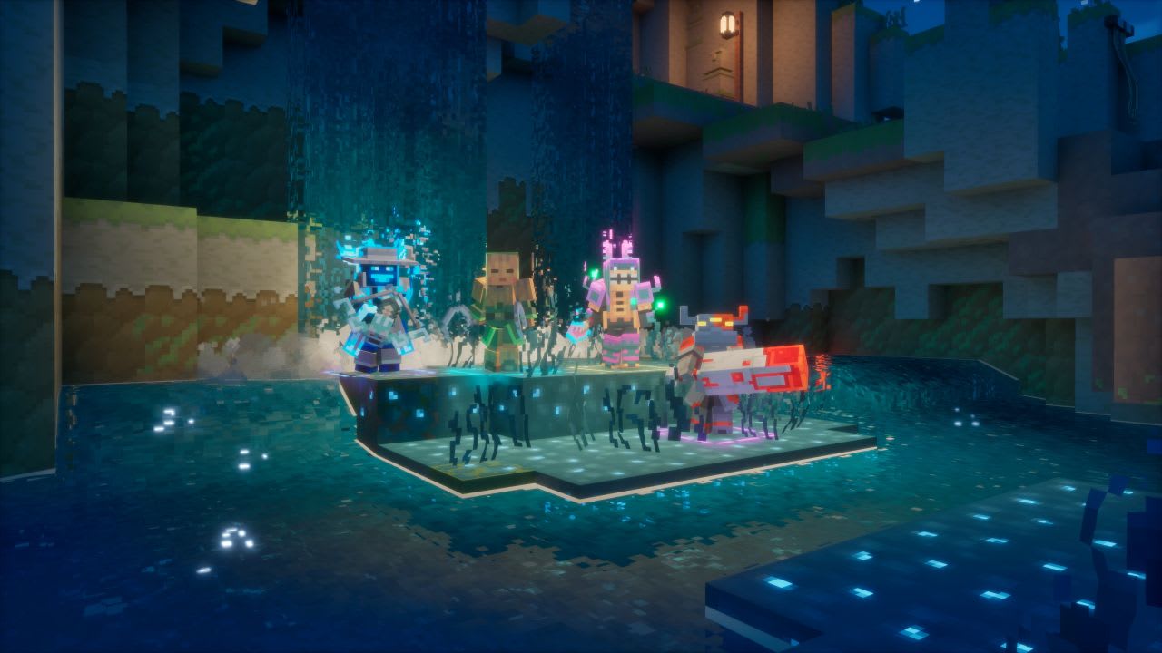 minecraft dungeons ii gameplay cooperativo