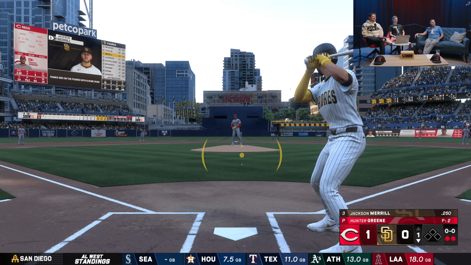 mlb the show 26 gameplay durante una partita