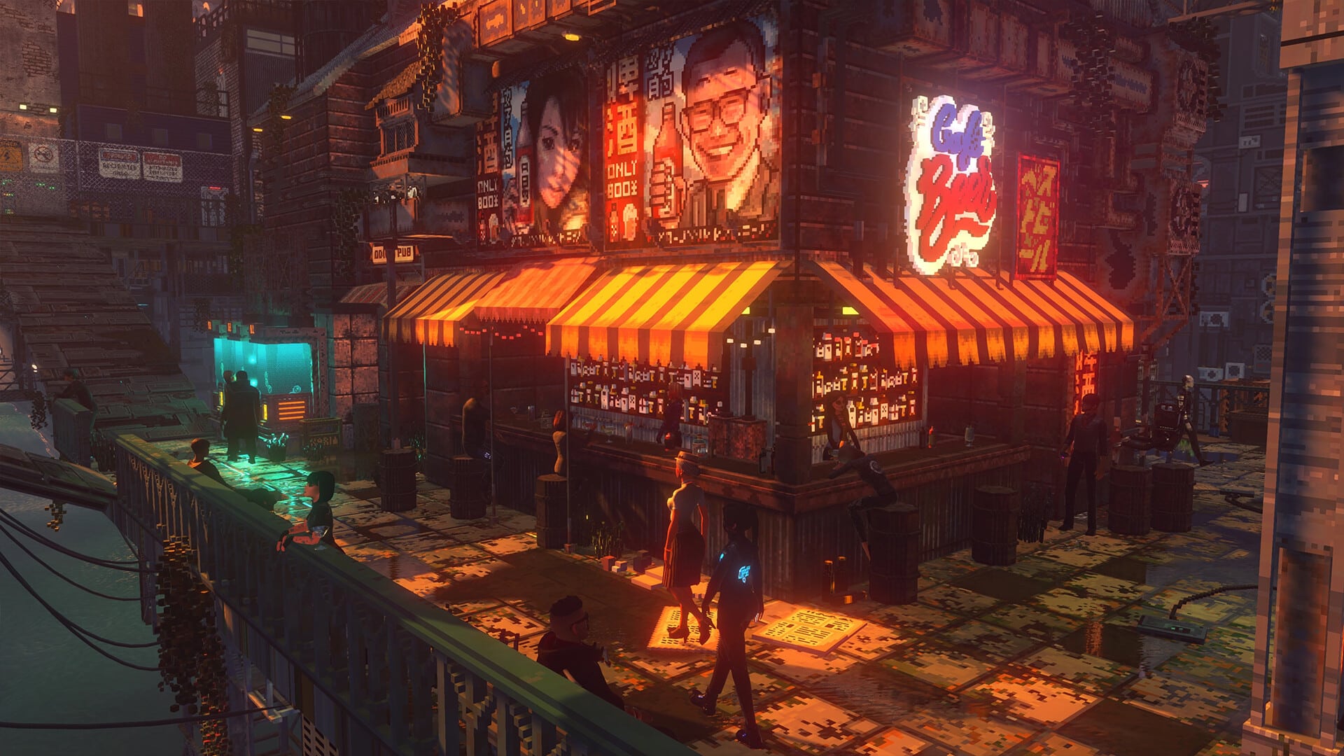 nivalis nights su pc, screenshot ufficiale con scenario urbano