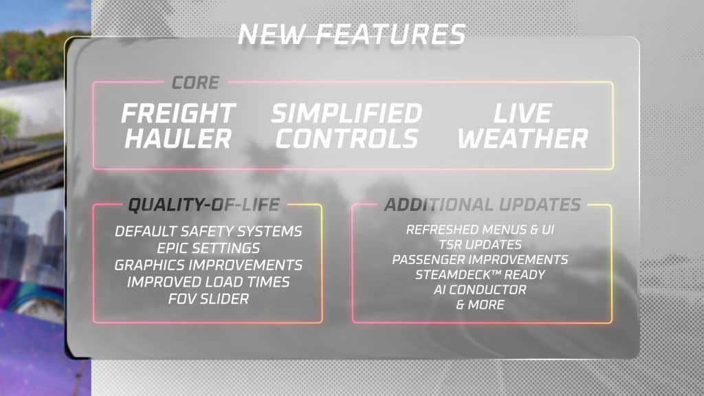 train sim world 7 nuove funzioni con steam deck ready
