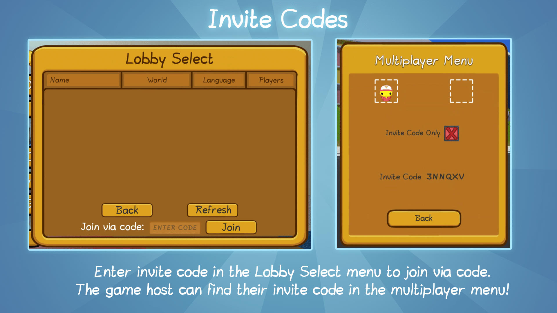 wobbly life invite code per il crossplay