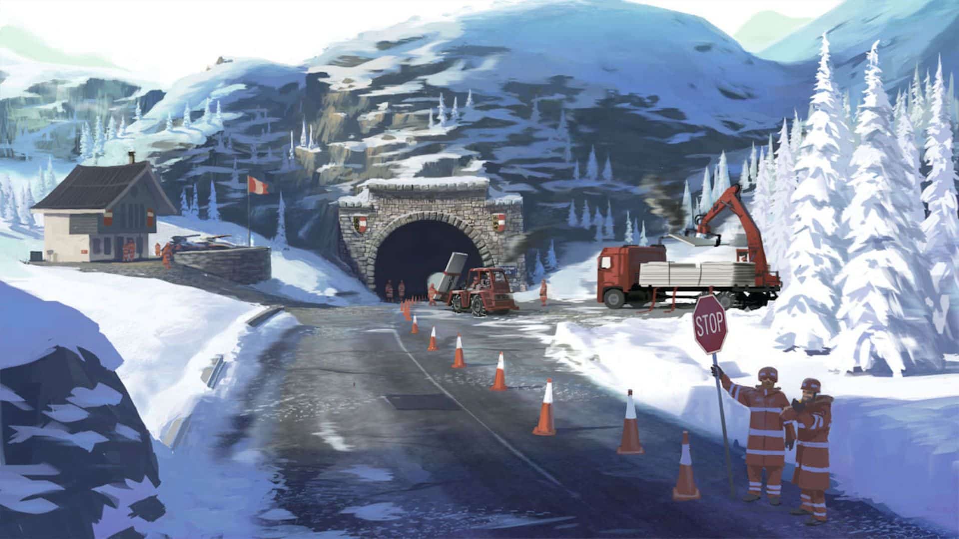 illustrazione ambientale del progetto agent di rockstar