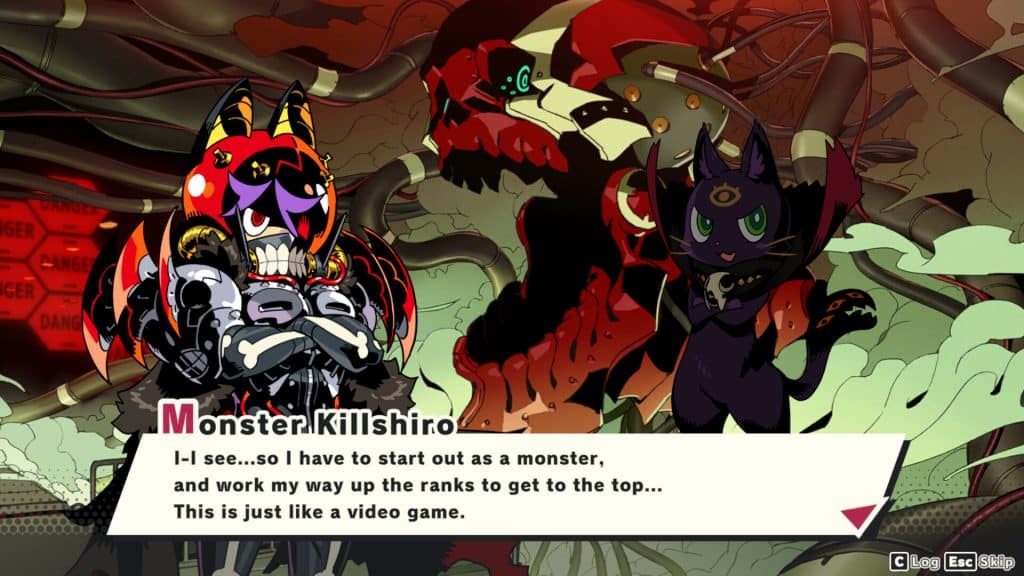 monster killshiro e giga super death in una scena di demons' night fever