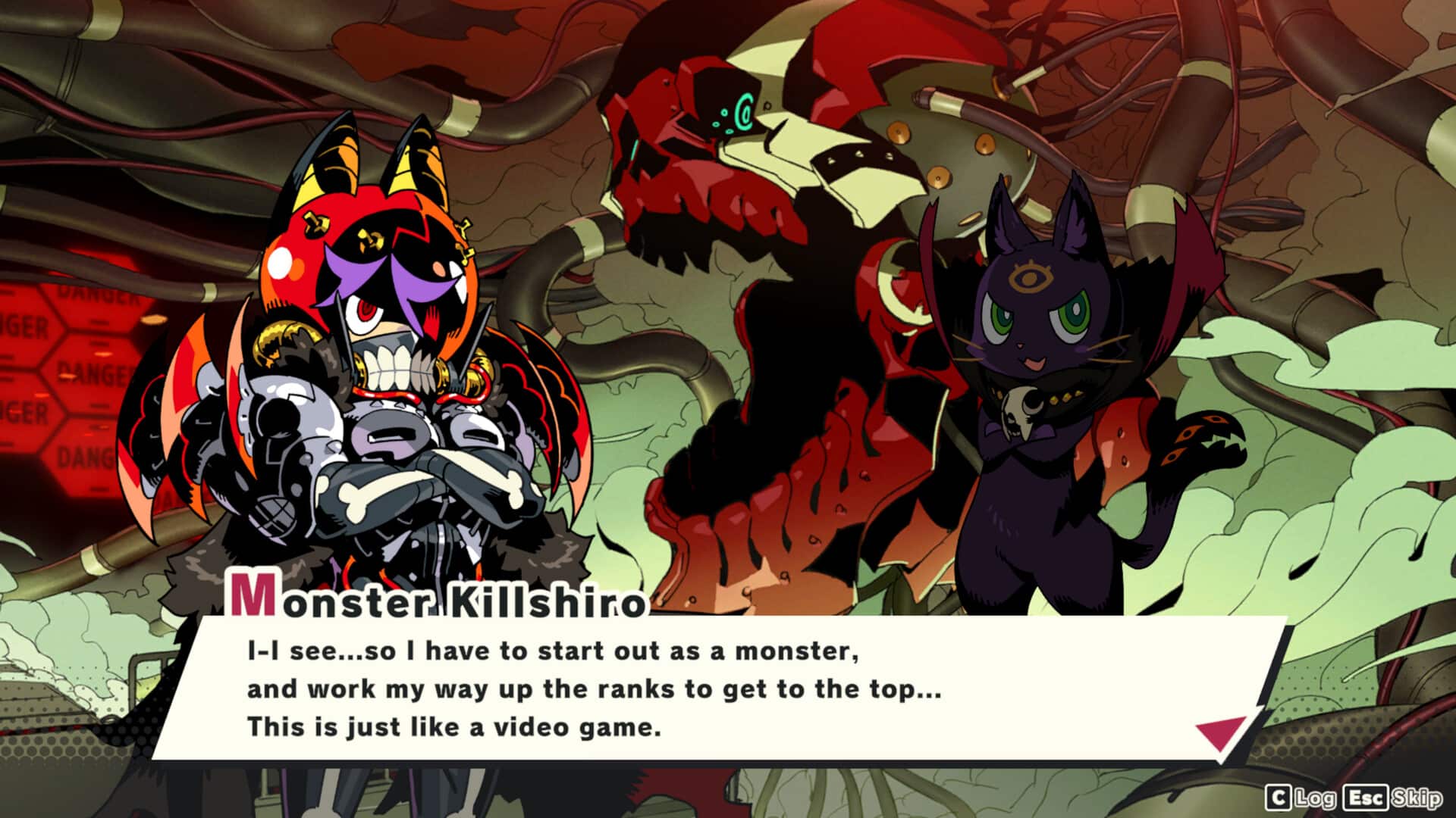 monster killshiro e giga super death in una scena di demons' night fever