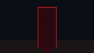 illustrazione editoriale originale di un corridoio oscuro con porta rossa, dedicata alle origini di outlast