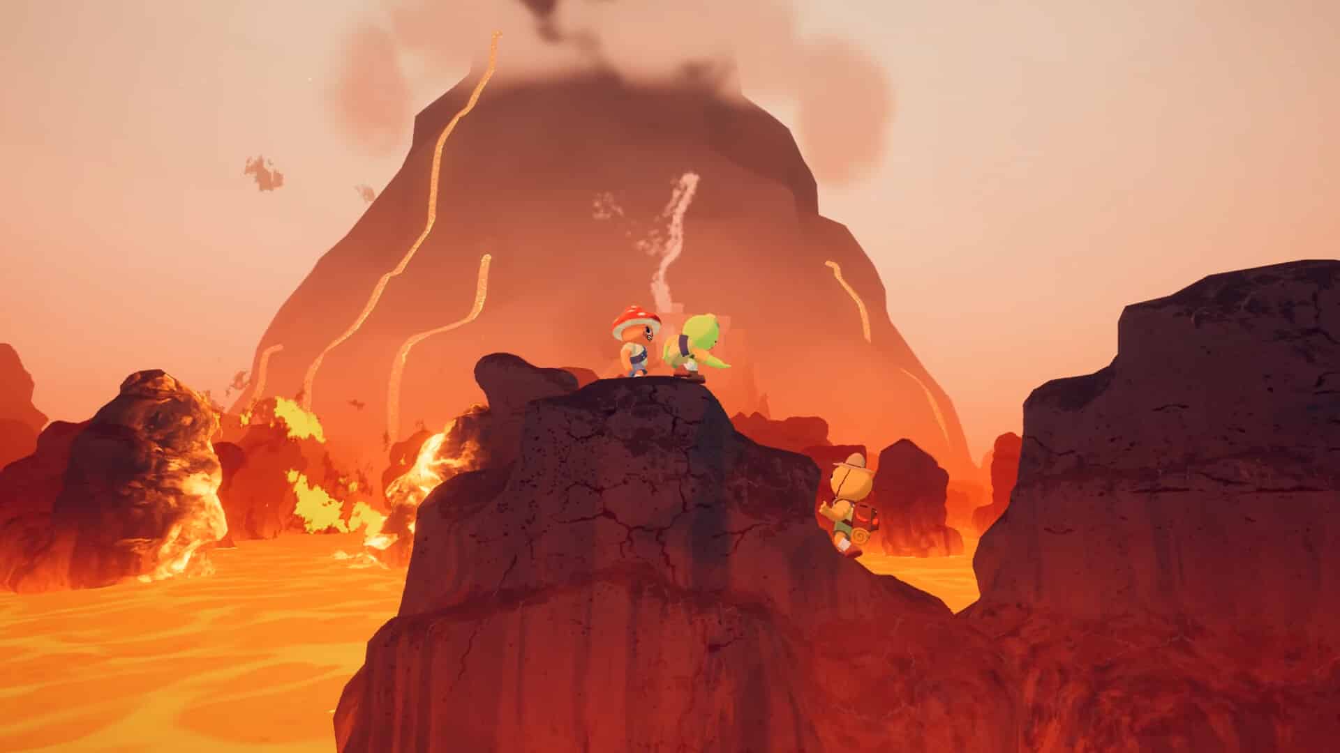 una scalata cooperativa nel videogioco peak
