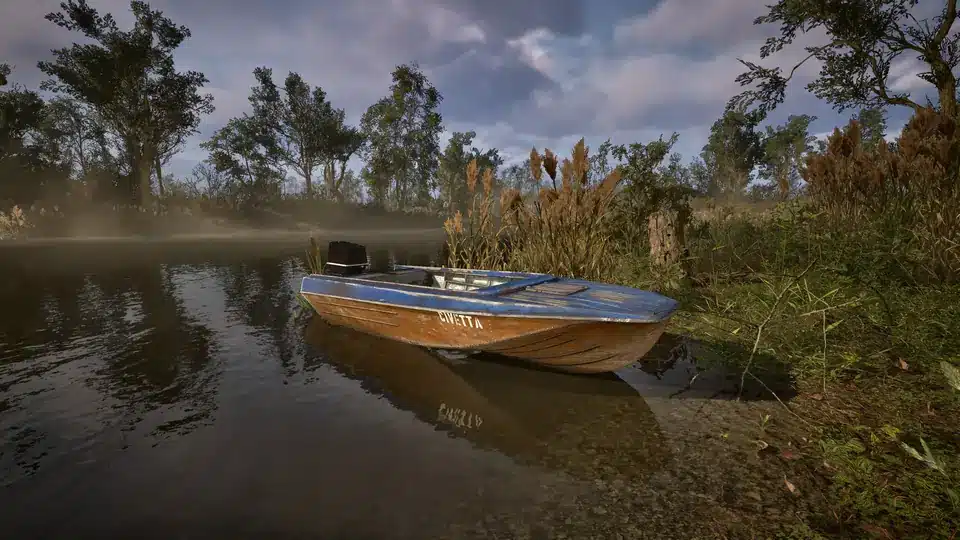 Stalker 2 aqua exitus: come iniziare la mod barca civetta sulla riva nella mod aqua exitus di stalker 2